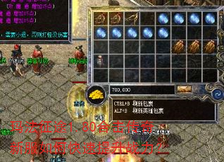玛法征途1.80合击传奇新服如何快速提升战力? 玛法征途1.80合击传奇新服如何快速提升战力?