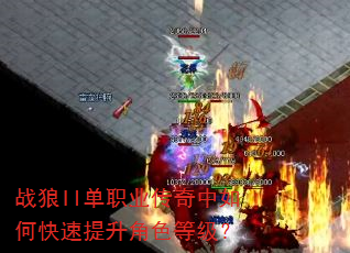 战狼II单职业传奇中如何快速提升角色等级? 战狼II单职业传奇中如何快速提升角色等级?