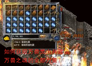 如何获取万兽灵火并激活万兽之魂的全部力量? 如何获取万兽灵火并激活万兽之魂的全部力量?