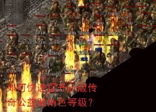 如何快速提升gm版传奇公益服角色等级? 如何快速提升gm版传奇公益服角色等级?