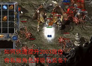 如何快速提升2003版传奇私服角色等级与装备? 如何快速提升2003版传奇私服角色等级与装备?