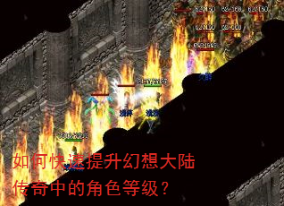 如何快速提升幻想大陆传奇中的角色等级? 如何快速提升幻想大陆传奇中的角色等级?