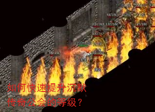 如何快速提升沉默传奇公会的等级? 如何快速提升沉默传奇公会的等级?